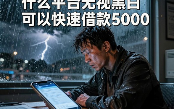 什么平台无视黑白可以快速借款5000，详尽说明5个真正无视风控黑白的网贷软件