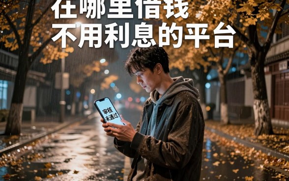 在哪里借钱不用利息的平台，详细阐述五个征信瑕疵也能借网贷轻松下款的软件