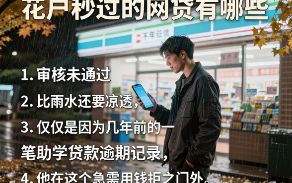 花户秒过的网贷有哪些,概括五个不看年龄征信负债的app
