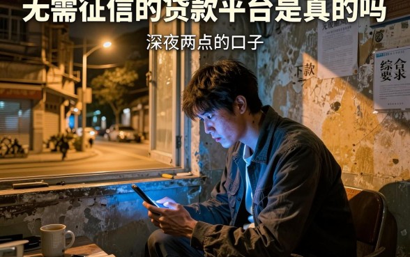 无需征信的贷款平台是真的吗，概览5个高炮无视风控逾期也下款的口子