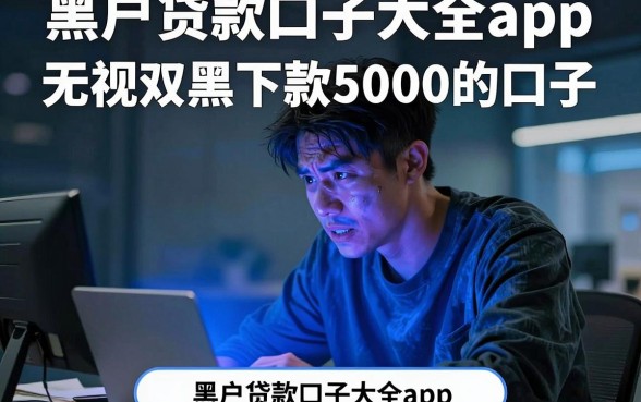 黑户贷款口子大全app,整理5个无视双黑下款5000的口子