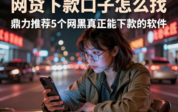 网贷下款口子怎么找，鼎力推荐5个网黑真正能下款的软件