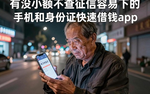 有没小额不查征信容易下的,整理5个手机和身份证快速借钱app