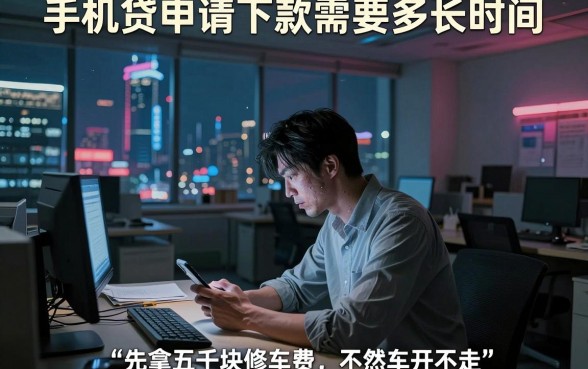 手机贷申请下款需要多长时间，概括五个直接下款的app