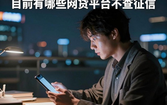 目前有哪些网贷平台不查征信，筛选五个贷款通过高的软件
