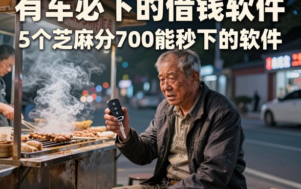 有车必下的借钱软件，深入剖析5个芝麻分700能秒下的软件