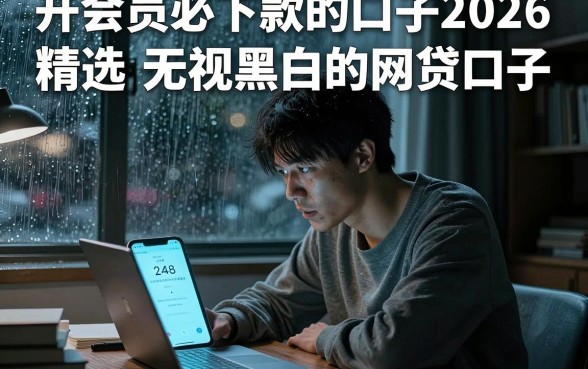 开会员必下款的口子2026，精选五个无视黑白的网贷口子