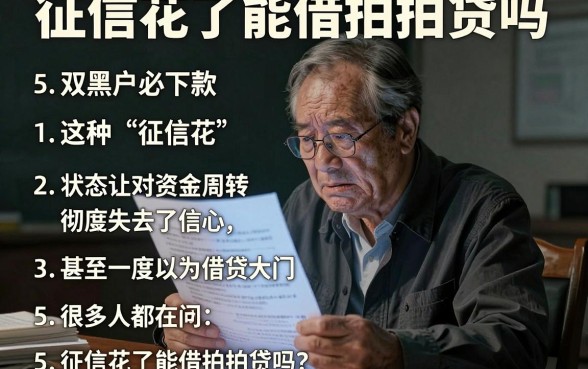 征信花了能借拍拍贷吗,罗列5个双黑户必下款的口子