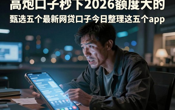 高炮口子秒下2026额度大的,甄选五个最新网贷口子今日整理这五个app