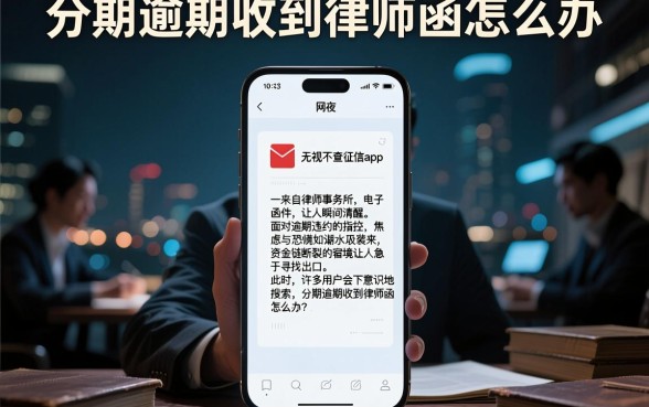 分期逾期收到律师函怎么办,汇整5个网贷无视不查征信app