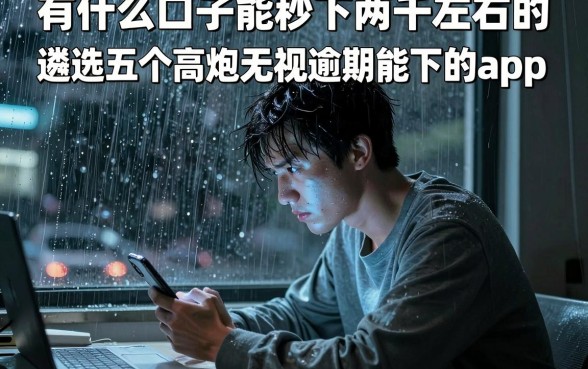 有什么口子能秒下两千左右的,遴选五个高炮无视逾期能下的app