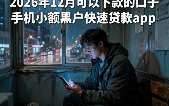 2026年12月可以下款的口子，整合五个手机小额黑户快速贷款app