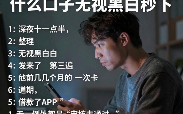 什么口子无视黑白秒下，整理5个无视黑白百分百下款的借款软件