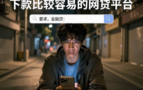 下款比较容易的网贷平台,陈列五个黑户都能下的软件