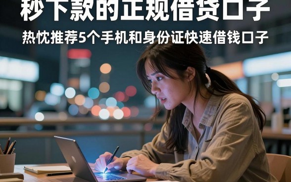 秒下款的正规借贷口子，热忱推荐5个手机和身份证快速借钱口子