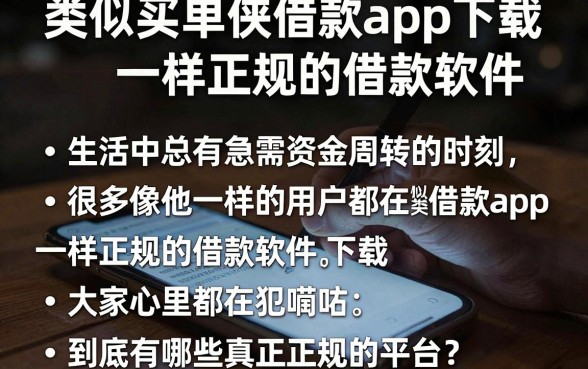 类似买单侠借款app下载一样正规的借款软件,归纳五个贷款不上诚信平台的app