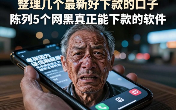 整理几个最新好下款的口子，陈列5个网黑真正能下款的软件