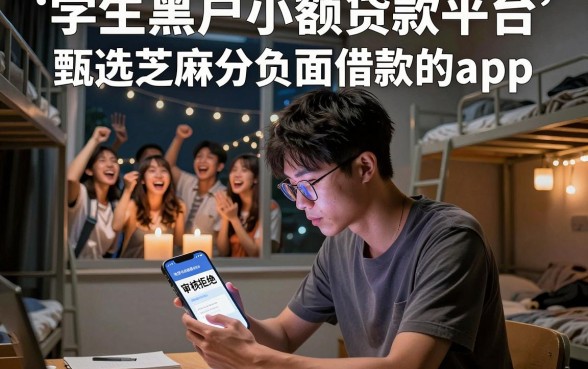 学生黑户小额贷款平台，甄选五个芝麻分负面借款的app
