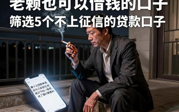 老赖也可以借钱的口子，筛选5个不上征信的贷款口子