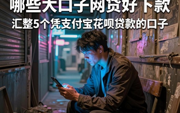 哪些大口子网贷好下款,汇整5个凭支付宝花呗贷款的口子