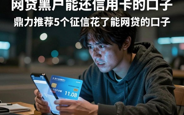 网贷黑户能还信用卡的口子,鼎力推荐5个征信花了能网贷的口子