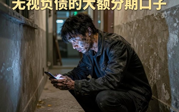 无视负债的大额分期口子，陈列五个黑户能下款的平台