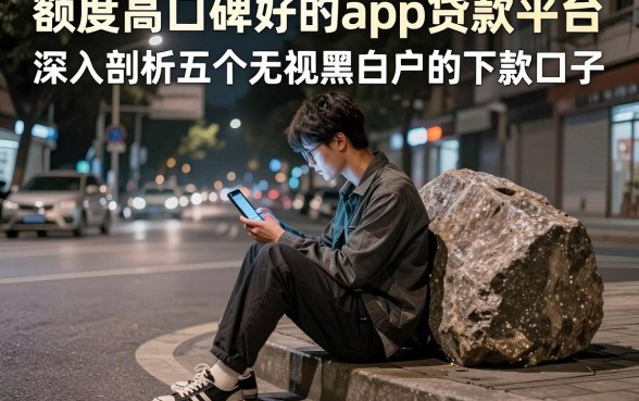 额度高口碑好的app贷款平台,深入剖析五个无视黑白户的下款口子