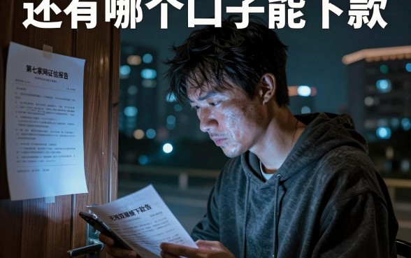 还有哪个口子能下款,详细阐述五个无视双黑能下款的口子