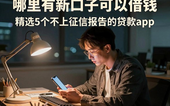 哪里有新口子可以借钱，精选5个不上征信报告的贷款app