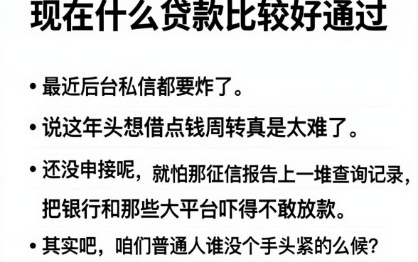 现在什么贷款比较好通过，汇整五个凭身份证借款的软件