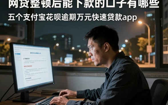 网贷整顿后能下款的口子有哪些，详尽说明五个支付宝花呗逾期万元快速贷款app