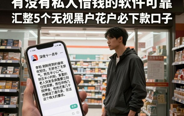 有没有私人借钱的软件可靠，汇整5个无视黑户花户必下款口子