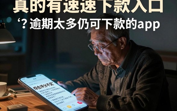真的有速速下款入口，概览五个逾期太多仍可下款的app