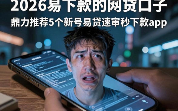 2026易下款的网贷口子，鼎力推荐5个新号易贷速审秒下款app