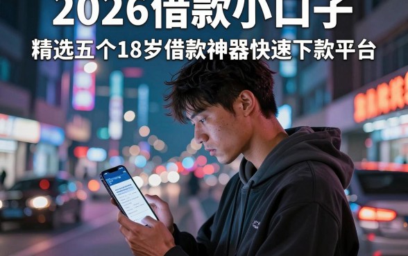 2026借款小口子，精选五个18岁借款神器快速下款平台