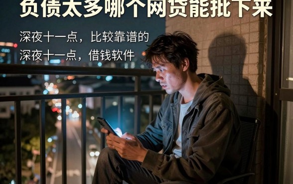 负债太多哪个网贷能批下来，陈列五个比较靠谱的借钱软件