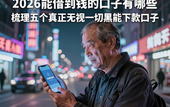 2026能借到钱的口子有哪些，梳理五个真正无视一切黑能下款口子