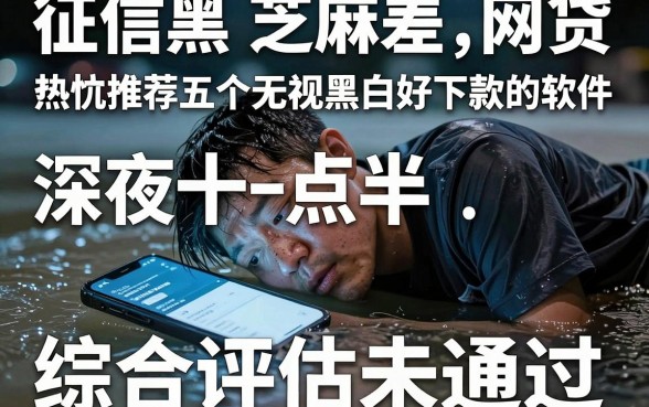 征信黑 芝麻差 网贷,热忱推荐五个无视黑白好下款的软件
