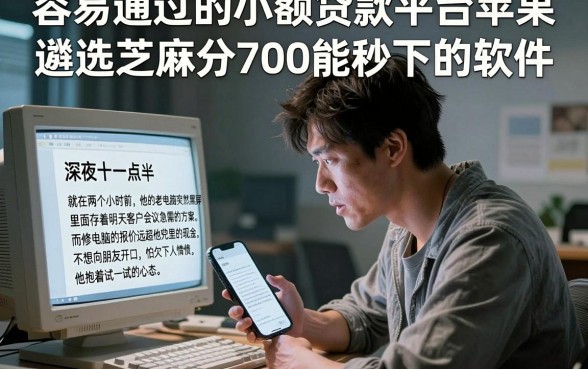 容易通过的小额贷款平台苹果，遴选五个芝麻分700能秒下的软件