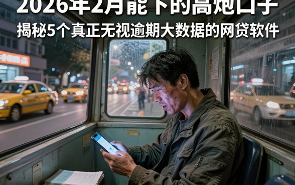 2026年2月能下的高炮口子,揭秘5个真正无视逾期大数据的网贷软件