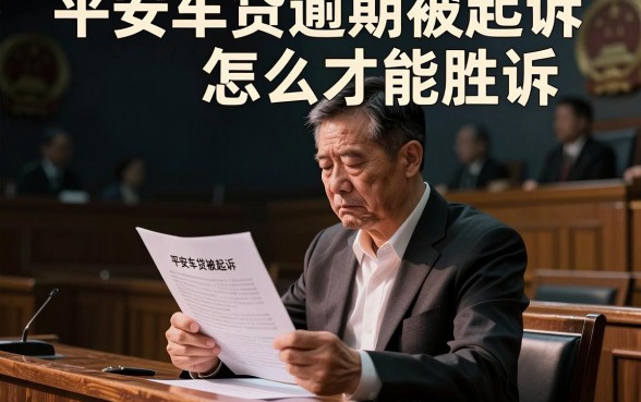 平安车贷逾期被起诉怎么才能胜诉,概括5个贷款好做不看征信的平台