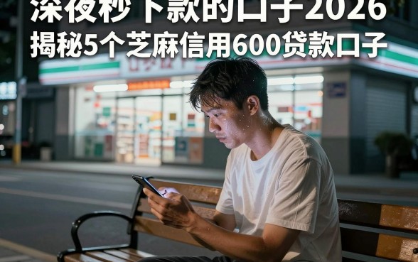 深夜秒下款的口子2026，揭秘5个芝麻信用600贷款口子