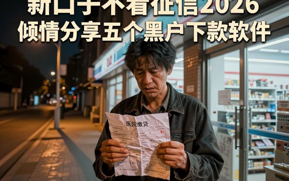 新口子不看征信2026,倾情分享五个黑户下款软件
