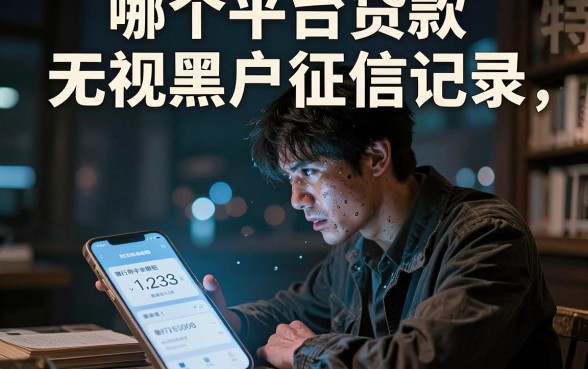 哪个平台贷款无视黑户征信记录，概括五个网贷口子风控不严的口子