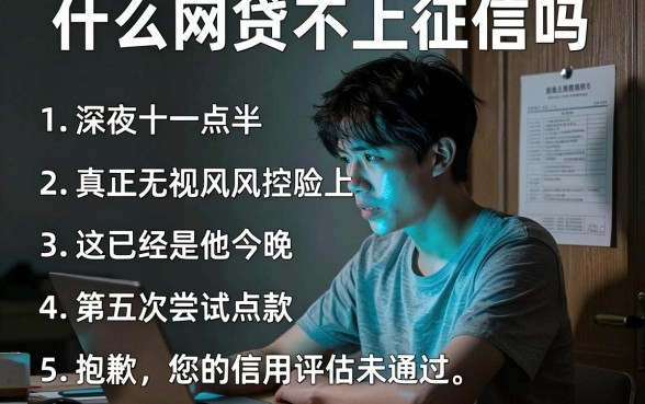 什么网贷不上征信吗，条列五个真正无视风控黑白的网贷app