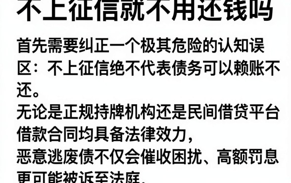 不上征信就不用还钱吗,陈列5个无视逾期大数据花户黑户平台