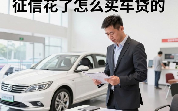 征信花了怎么买车贷的,归纳五个不看欠款的贷款软件
