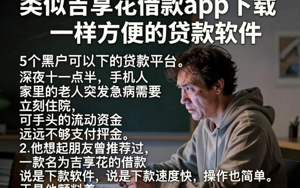 类似吉享花借款app下载一样方便的贷款软件,详尽说明5个黑户可以下的贷款平台