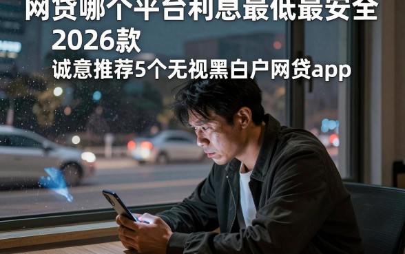 网贷哪个平台利息最低最安全 2026款,诚意推荐5个无视黑白户网贷app