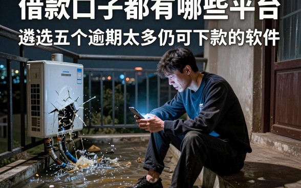 借款口子都有哪些平台,遴选五个逾期太多仍可下款的软件